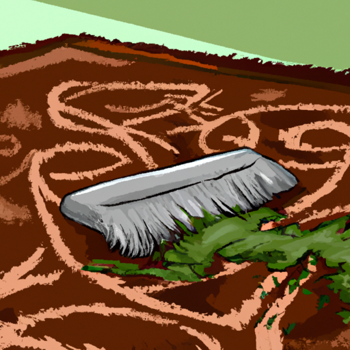 1. An image depicting a dirty carpet before cleaning.