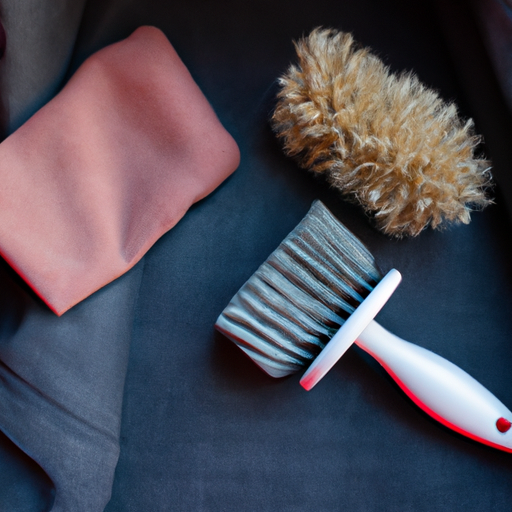 A photo of the necessary tools for upholstery cleaning