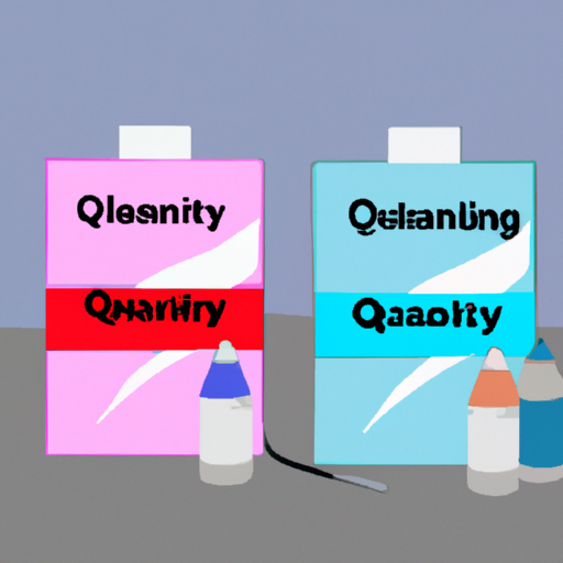An illustration comparing two cleaning packages, one with more services but lower quality, and one with fewer services but higher quality