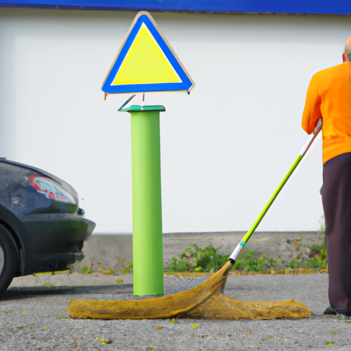 3. Home-made cleaning solutions being used on the road