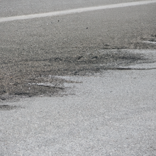 A picture showing a dirty road contrasting a clean road, illustrating the difference proper road cleaning can make.