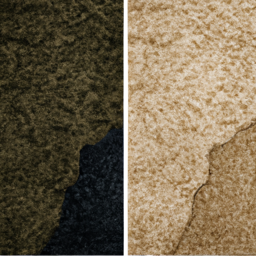 A before and after image showing the difference professional carpet cleaning can make.