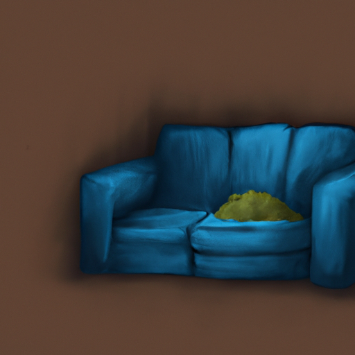 Image of a sofa covered in pet hair illustrating the problem.